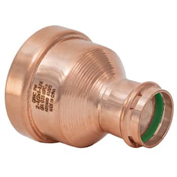Quickfitting Surepress® 2-1/2" Press X 1-1/4" Press Copper Reducing Coupling