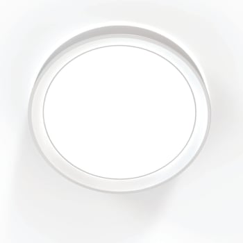 Image for Juno Solana 17" LED Flush Mount With Halo Accent, 27/30/35/40/50k, Matte White from HD Supply