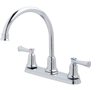Image for Cleveland Faucet Group® Capstone™ Kitchen Faucet, 2 Handle, 1.5 Gpm, Chrome from HD Supply