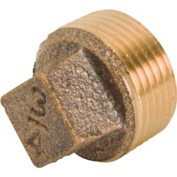 Image for Mueller Streamline Brass Banded Solid Plug, 3/4" from HD Supply
