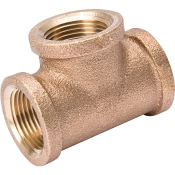 Image for Mueller Streamline Brass Banded Tee, 3/4 X 3/4 X 3/4", No Lead from HD Supply