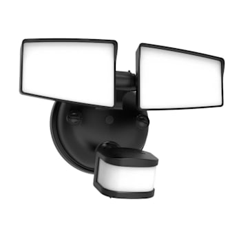 Image for Cooper Lighting Next Gen 270 Black Motion Sensing Wired Outdoor 2-Head LED from HD Supply