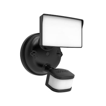 Image for Cooper Lighting Next Gen 180 Black Motion Sensing Wired Outdoor 1-Head LED from HD Supply