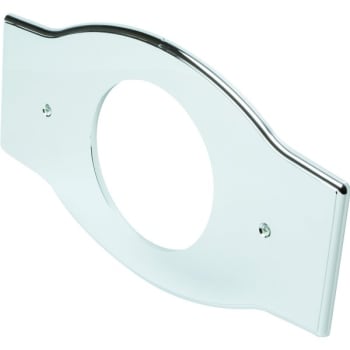 Single Handle Chrome Remodel Cover Plate