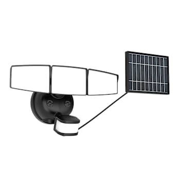 Cooper Lighting Next Gen Solar-Powered LED Security Floodlight 3 Head W/ Motion
