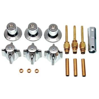 Image for DANCO® Remodeling Trim Kit for Central Brass™ 3-Handles Tub/Shower Faucets, Brass from HD Supply