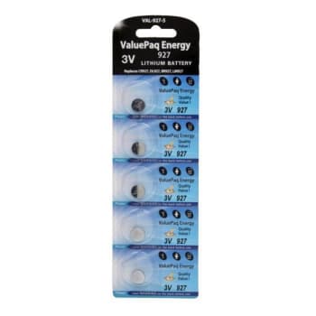 Image for Dantona® 3 Volt Lithium CR-927 Battery, VAL-927-5, Package Of 5 from HD Supply