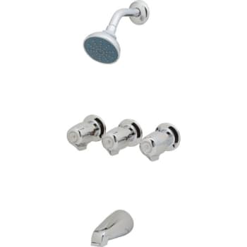 Image for Gerber® 3-Handle Tub/Shower Fitting, Chrome from HD Supply