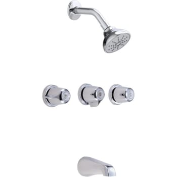 Image for Gerber® 3-Handle Tub/Shower Fitting Trim Kit (Chrome) from HD Supply