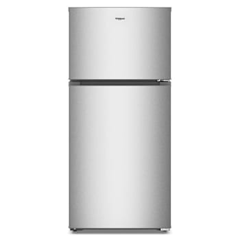 Image for Whirlpool 14.3 Cf Top Freezer Refrigerator, Fingerprint-Resistant Stainless from HD Supply