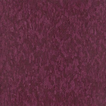 Armstrong Flooring Imperial Texture Tile, wineberry, 12" X 12", Case Of 45