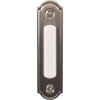 Newhouse Hardware 2.75" Lighted Door Chime Button, Satin Nickel