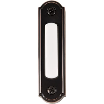 Newhouse Hardware 2.75" Lighted Door Chime Button, Oil Rubbed Bronze