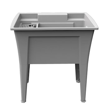 Rugged Tub 32"X22" Granite Freestanding Utility/Laundry Sink
