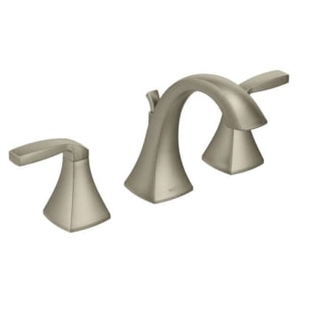 Image for Moen Brushed Nickel Two-Handle High Arc 8-16" Handles Bathroom Faucet 1.5 GPM from HD Supply