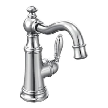 Image for Moen Chrome One-Handle One-Hole High Arc Laminar Flow Bathroom Faucet 1.5 GPM from HD Supply