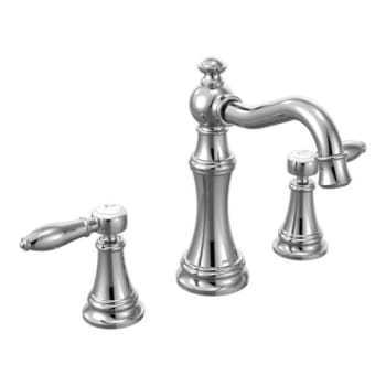 Image for Moen Chrome Two-Handle High Arc 8-16" Handle Bathroom Faucet 1.5 Gpm from HD Supply