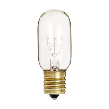 Satco 25 Watt T8 Incandescent Exit Bulb, Intermediate Base, Clear, Case Of 10