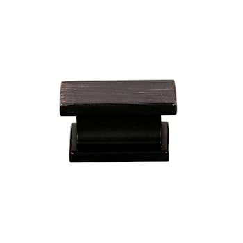 Image for Seasons Hexa 1" Modern Rectangle Cabinet Knob, Oil Rubbed Bronze, Package Of 5 from HD Supply
