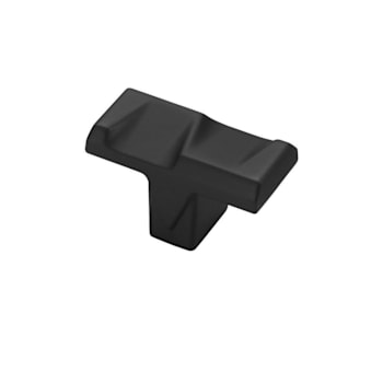Image for Seasons Geiger 1" Modern Cabinet Knob, Black, Package Of 5 from HD Supply