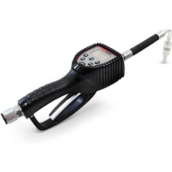 Lubeworks Oil Gun -10gpm, 1/2" Npt Inlet, Flexible Nozzle & Locking Trigger