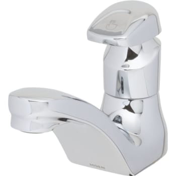 Moen® M-PRESS™ Bathroom Faucet, 0.5 GPM, 3" Spout, Chrome, 1 Handle
