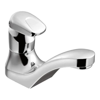 Moen M-Press Commercial Chrome 1-Handle Low-Arc 0.5 GPM Bathroom Faucet