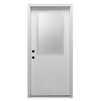 Image for Mmi Door 36"X80" RH 1/2-Lite Clear Glass Prehung Front Door On 4-9/16" Frame from HD Supply