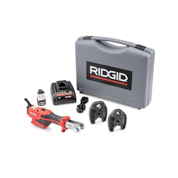 Ridgid Rp 115 Battery Kit With Propress Jaws, 1/2” – 3/4"