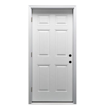 Mmi Door 32"X80" RH 6-Panel Prehung Front Door On 4-9/16" Frame