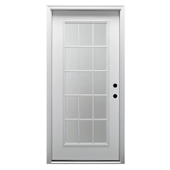 Image for Mmi Door 36"X80" LH 15-Lite Clear Glass Prehung Front Door On 6-9/16" Frame from HD Supply