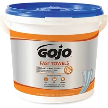 Image for Gojo Fast Towels Fresh Citrus Scent Multi-Purpose Heavy Duty Textured Wet Towels from HD Supply