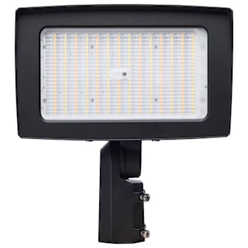 SATCO LED Flood Light, Selectable CCT And Beam Angle, 100/125/150 Watt, Bronze