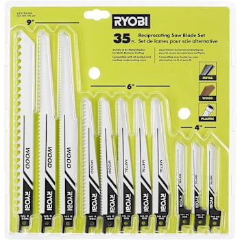 Image for Ryobi Multi-Material Reciprocating Saw Blade Set, Package Of 15 from HD Supply