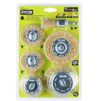 Ryobi Wire Wheel Assortment Kit, 6 Piece