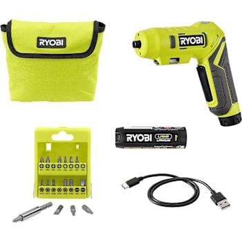 Image for Ryobi USB Lithium Screwdriver Kit With 2.0 Ah Lithium Battery And Charging Cable from HD Supply