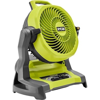 Ryobi One+ 18v Whisper 7-1/2" Bucket Top Misting Fan - Tool Only