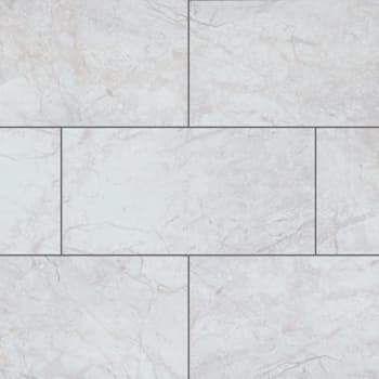 Lifeproof Elmgrove Marble 12 In. X 24 In. Polished Vinyl Tile Flooring, Case Of 10