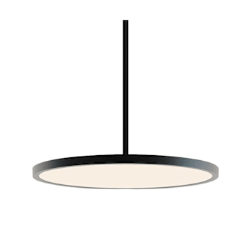 Image for AFX® Edge 24" Round Pendant Fixture, 2600 Lumens, Adjustable Cct, Black from HD Supply