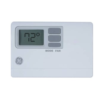 GE Wall Thermostat -2 Stage Cool 3 Stage Heat With 2 Fan Speeds