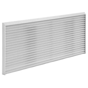 GE Zoneline Architectural Aluminum PTAC Rear Grille, White