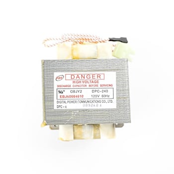 Image for GE Replacement Transformer Hight Voltage For Microwave Part # Wb27x37960 from HD Supply