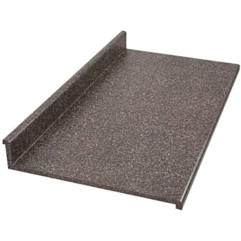 VT Industries 25"D X 8'L Blackstar Matte Kitchen Laminate Countertop