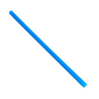 Bunzl F8buxu24 Fat Straw Blue 8"Boxed Unwrapped Case Of 2400