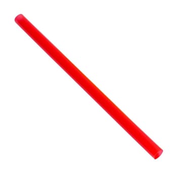 Bunzl F6rdxu3 Fat Straw Red 6"Boxed Unwrapped Case Of 3000