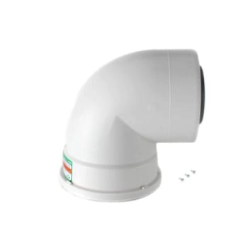 Rinnai Plastic Condensing 90 Deg Vent Pipe For Se And Se+ Tankless Water Heaters