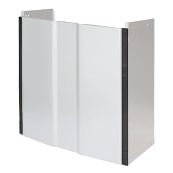 Rinnai Euro White Pipe Cover - Pipe Cover Enclosure Rucs/Rus Models Only