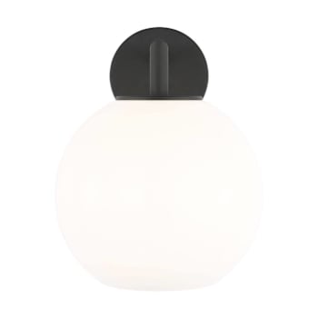 Image for Generation Lighting Toca 12" 1-Light Textured Black Wall Lantern With Bulb from HD Supply