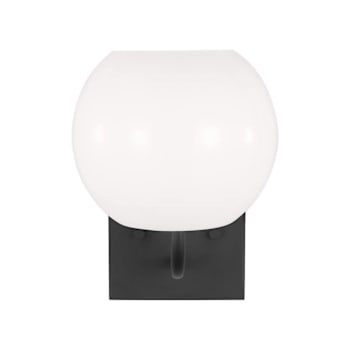 Image for Generation Lighting Rory 1-Light Midnight Black Vanity Light With LED Bulbs from HD Supply