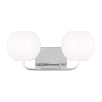 Image for Generation Lighting Rory 2-Light Chrome Vanity Light With LED Bulbs from HD Supply
